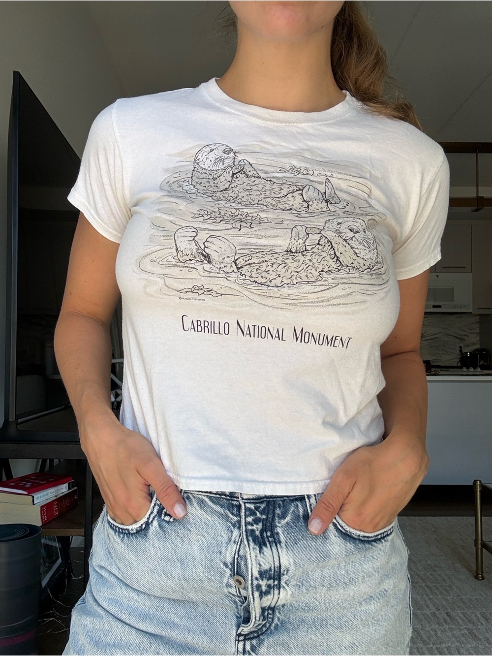 Cabrillo National Monument White Graphic Tee